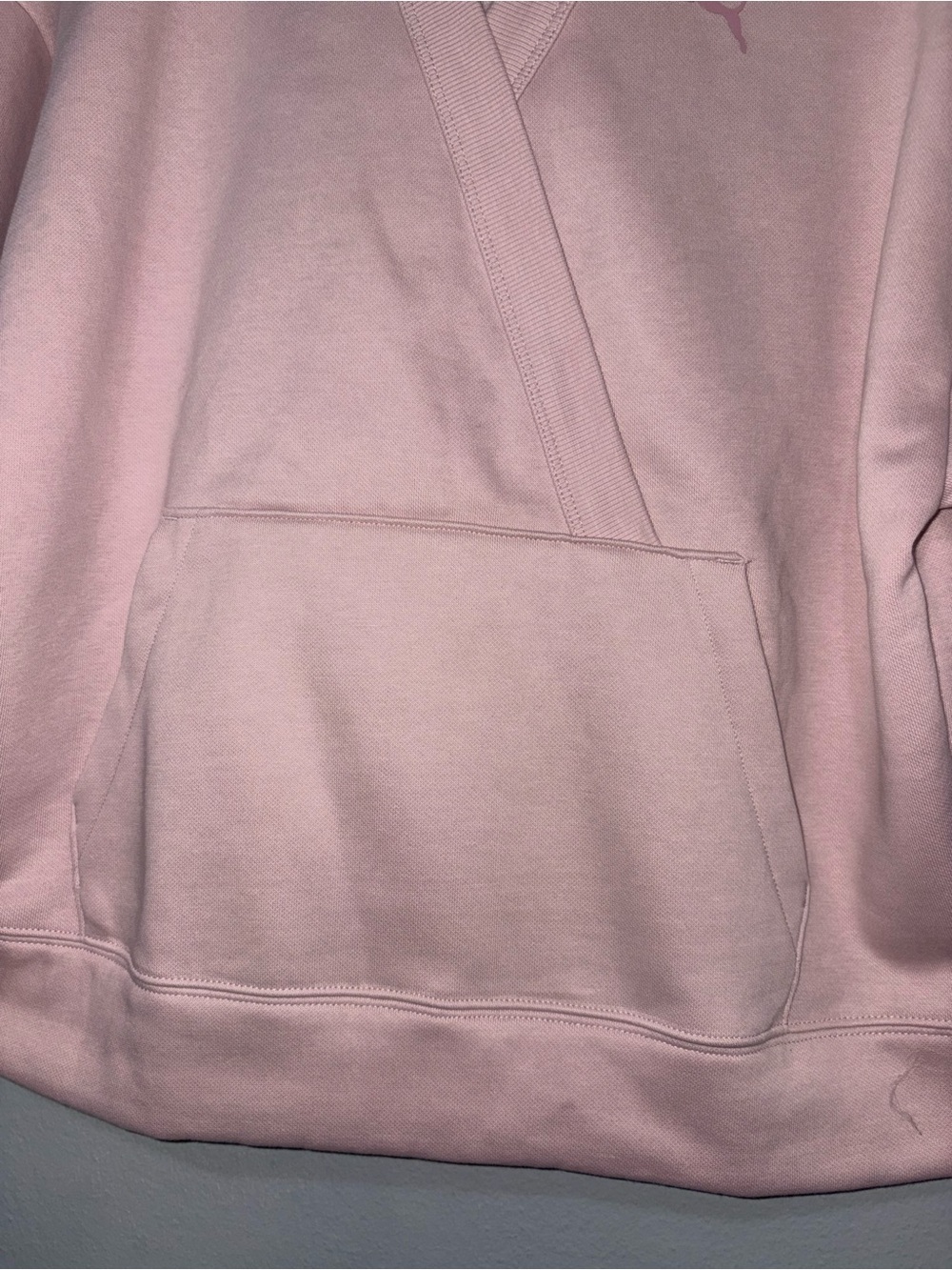 Puma Women's Light Pink V-Neck Pullover Sweater - Picture 6 of 13